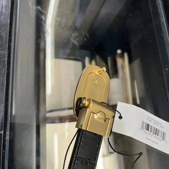 COACH Signature Buckle Cut To Size Reversible Eliza Belt 18 Mm CP367 IMAA8 - Picture 5 of 9